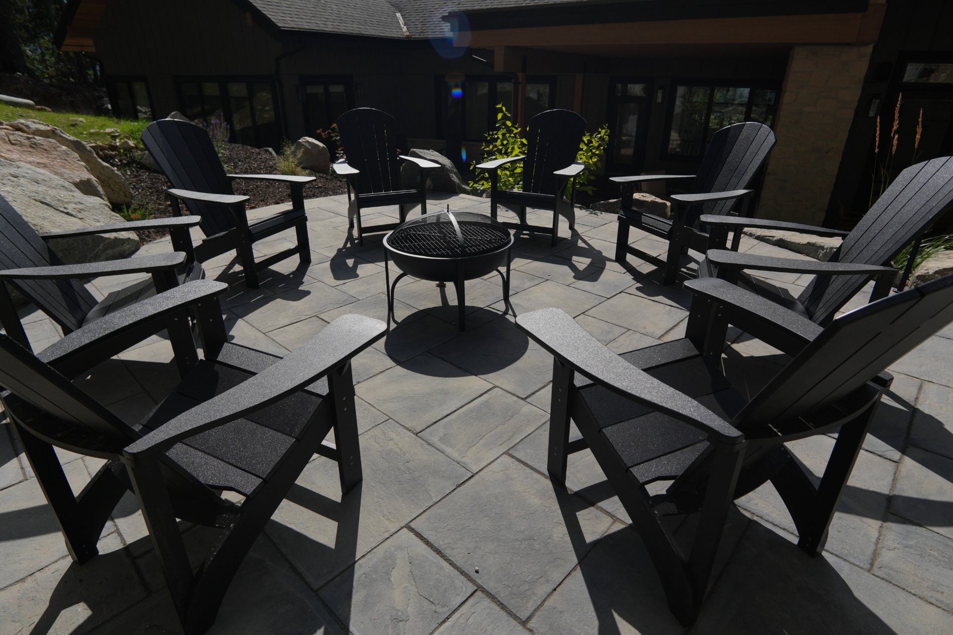 Back Fire pit